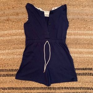 Vintage Romper with Hood